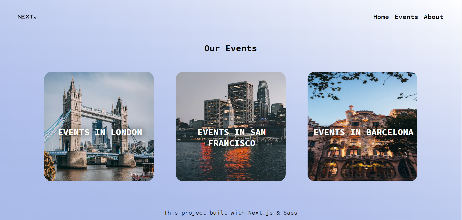 Events App
